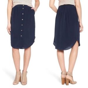 100% silk Madewell skirt